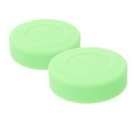 Zerodeko 2 pièces Rondelle Hockey PVC pour Entraînement Quotidien Palet Professionnel Réglable pour Roller Hockey pour Joueurs et Clubs