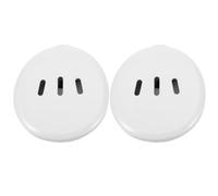 Zerodeko 2 Pièces Soupape D'échappement en Plastique Blanc pour Cuiseur à Riz Électrique Libération Vapeur Uniforme et Design Ergonomique, Accessoire Cuisine