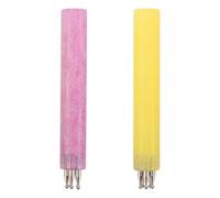 Zerodeko 2 Pièces Stylo à Ongles à Motif Floral Léger en Plastique et Métal, Stylo à Points pour Nail Art Lignes Fluides, pour Salon et Usage à Domicile