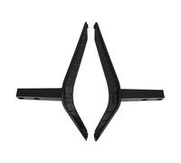 Zerodeko 2 Pièces Support TV Mural Robuste en Plastique Noir Compatible Téléviseurs 32 à 58 Pouces avec Design Moderne pour Salon et Chambre