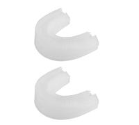 Zerodeko 2 Pièces Tête de Brosse à Dents en Silicone Forme U Compacte et Facile à Nettoyer Accessoire pour Brosse à Dents Électrique Nettoyant