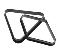 Zerodeko 2 pièces Triangle de Billard Plastique pour Boules de Billard Support Stable et Accessoire Pratique pour Table