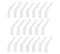 Zerodeko 20 Embouts de Calfeutrage en Plastique 1,5 Cm D’intérieur Kit de Buses de Finition Précises pour Pistolet à Calfeutrer Rallonges pour Calfeutrage Étanche la Cuisine, Salle de