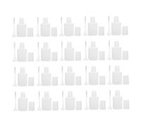 Zerodeko 20 pièces Flacons Vides de Vernis Semi Permanent avec Pinceau Bouteilles Gel Transparentes Portables pour Manucure et Stockage de Vernis Permanent Rechargeables et Faciles à