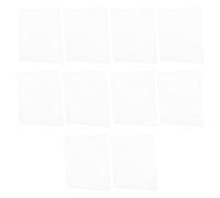 Zerodeko 20 Pièces Maille Oculaire en Plastique Blanc Réutilisable 8x8 Cm pour Masques Cosplay et Fabrication Artisanale Confortable Trou de 2,5cm pour Divers Usages
