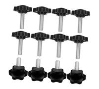 Zerodeko 20 Pièces Poignée mécanique de torsion à la main poignées de serrage bouton de remplacement du porte-parasol à travers les écrous en acier inoxydable