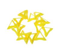 Zerodeko 20 Pièces Support Triangulaire Plastique pour Cube Base Stable et Colorée pour et Organisation Angle Réglable pour Puzzle et Petits Objets