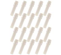 Zerodeko 20 pièces Tubes de Bougies Plastique Manchons Gouttes Décoratifs pour Lustres Douilles de Bougie Imitation Cire Accessoires Légers pour Suspensions et Appliques Murales