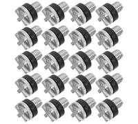 Zerodeko 20 Pièces Vis de Soupape de Ventilation pour Fût D’, Vis Cruciforme en Aluminium et Plastique, Régulation de Pression, Installation Facile, pour Bidon D’essence, Usage Commercial
