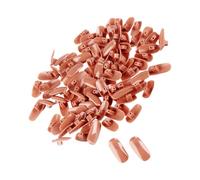 Zerodeko 200 Faux Ongles D’Entraînement Souples Couleur Café 200 Pièces Modèle Pratique pour Nail Art Réutilisable Léger Kit Outil Apprentissage Professionnel