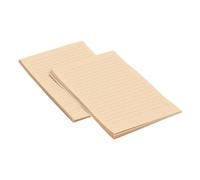 Zerodeko 200 pièces Lot de Papier Kraft Lignées pour Écriture Vintage Papier à Lettres Rétro Épais et Résistant pour Correspondance Scrapbooking et Invitations