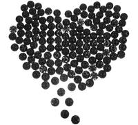 Zerodeko 200 Pièces Média Filtrant à Bio-balles Noires Réutilisables | Polypropylène PP, Cœur Éponge à Trous Denses, Convient aux Filtres de Cuve et Systèmes à Ruissellement