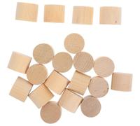 Zerodeko 20pièces Blocs De Bois Cylindriques Pour Loisirs Créatifs De Petits Cylindres Bois Brut Pour Artisanat