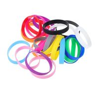 Zerodeko 24 Bracelets en Silicone Multicolores Souples et Réutilisables Taille pour Fêtes Anniversaires et Événements en Extérieur Coffret Présent 24 Pièces Couleurs Variées Confort