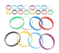 Zerodeko 24 Pièces Bracelets en Silicone Légers Class Of 2026 pour Célébration de Remise de Diplôme, Faciles à Distribuer, pour Fêtes de Fin D'année Scolaire
