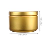 Zerodeko 24 pièces Lot Pots à Bougies Métal pour Fabrication DIY Stockage Cire Parfumée Set Multi-Couleurs Mat et Brillant pour Créations Artisanales