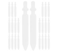 Zerodeko 24pièces Remplacement de Pointes de Marqueurs à Peinture Fin pour Marqueurs Acryliques Réutilisables Pointes Nylon pour Dessin Précis et Création Artistique