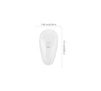 Zerodeko 25 Paires de Plaquettes Nasales en Silicone Antidérapantes pour Lunettes, Coussinets Nasaux à Chambre à Air, Hypoallergéniques, Confortables et Solide, Accessoires pour Lunettes,