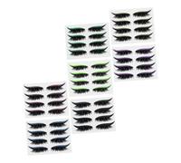 Zerodeko 28paires Autocollants pour Eyeliner Pailletés Stickers de Contour Yeux Résistants et Imperméables Bandes Adhésives Faciles à Appliquer