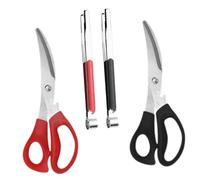 Zerodeko 2Ensembles Ciseaux De Cuisine Inoxydable De Ciseaux Alimentaires Ergonomiques Pour Barbecue Et Préparation De Repas