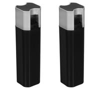 Zerodeko 2pcs Cordon pour Rideau en Fer et Plastique Noir Poignée de Cordon de Store Moderne, Finition Élégante pour Stores Roulants et Fenêtres