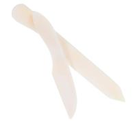 Zerodeko 2pcs Outil de Pliage en Os Blanc pour Fabrication de Cartes et Reliure, Design Polyvalent et Créatif, pour Loisirs et Artisanat