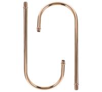 Zerodeko 2pcs Tube de Couplage Courbé pour Lampe Murale en Fer Or, Accessoire Polyvalent et Compact Suspendre Lumineuse, Installation Facile en Décoration de Couloir
