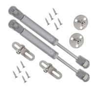 Zerodeko 2pcs Vérins à Gaz Hydrauliques Courts 6 Pouces en Aluminium pour Support de Levage de Portes D'armoire, Amortisseurs de Portes de Meubles, Charnières Cuisine et Quincaillerie