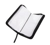 Zerodeko 2pièces Étui CD Cuir PU Disques Pochette de Rangement Portable pour DVD et CD Grand Volume pour Maison Voiture et Voyage Protection Anti-Rayures Lot de Couleurs Couleur Aléatoire
