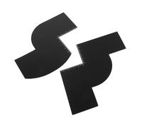 Zerodeko 2pièces Gabarit De Barbe Avec Repères De Mesure Outil De Mise Forme Ligne Des Cheveux Guide De Rasage Nuque Pour Coiffure à Domicile