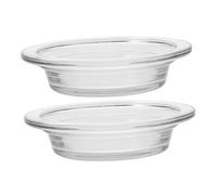 Zerodeko 2Pièces Plateau De Revêtement De Cire Réutilisable Lot de Accessoire pour Chauffe Cire Et Diffuseur Huiles pour Maison