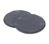 Zerodeko 2pièces Plateforme Ardoise Naturelle pour Reptiles Aire de Baignade et Gamelle pour Tortues Lézards Geckos Pierre Plate Décorative pour Terrarium