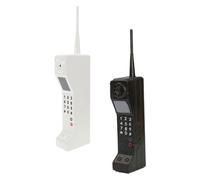Zerodeko 2pièces Rétro pour Téléphone Factice Brique Ornement de Téléphone Vintage Décoration de Bureau avec Faux Brique Accessoires de Photographie Rétro