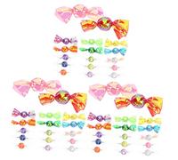 Zerodeko 3 Ensembles Bonbons Colorés Miniatures Décorations Révélatrices du De Bébé Artificiel Les Bonbons Fondent Mini Décorations De Noël D'épice Liasses Plastique 17 Pièces * 3
