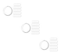 Zerodeko 3 Ensembles Boule Flottante pour Aquarium Balles pour Enfants Pendaison Arrondisseurs Mini Ballon De Foot Boules Claires Art Topiaire Espace Éponge Bol Transparent 30 Pièces * 3