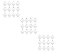 Zerodeko 3 Ensembles Boule Transparente Diamant Boule De Bricolage Boule De Noel Claire Xmas Tree Ambiance Noel Ornements De Bricolage De Noël Ornements De Boules De Noël 12 Pièces * 3