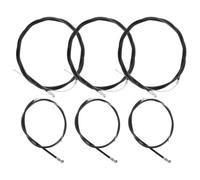 Zerodeko 3 Ensembles Câbles de Frein Professionnels pour Vélo Noir en Métal et Plastique, Solide et Adaptés la Maintenance, Compatibles pour Vélo de Route et VTT en Conditions Variées