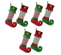Zerodeko 3 Ensembles De Noël Décoratif De Chaussettes De Noël Arbre De Noël Deux Christmas Tree Xmas Tree Ornement De La Fête De Noël De De Dessin Animé 2 Pièces * 3