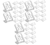 Zerodeko 3 Ensembles Ruban Lumineux LED Bande LED Néon Crochet Fixation Crochet De Fixation Pince À Ressort De Canapé Utile Kit De Réparation De Tapisserie D'ameublement Acier 12 Pièces * 3