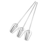 Zerodeko 3 Pièces Accessoires Batteurs Acier Inoxydable de Rechange pour Mixeur à Main avec Tige Compatibles avec Mélangeurs Électriques et Perceuses pour Pétrir Fouetter et