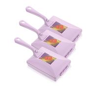 Zerodeko 3 Pièces Brosse à Vide Sonner Le Téléphone Pendentif De Bon Augure Décoration De Cure- Tasses De Chariot Poignées Rotin Gâteau Libérer Violet,mauve Pp