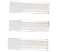 Zerodeko 3 pièces Lot de Flacons Pompe Airless Rechargeables Transparents Bouteilles Cosmétiques sous Vide Portables pour Lotion Crème et Voyage