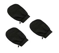 Zerodeko 3 Pièces Mitaines Exfoliantes de Bain Lot pour Éliminer Cellules Mortes Usage Corps Jambe Bras Torse Soin Nettoyant