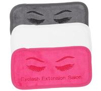 Zerodeko 3 pièces Pads Frontaux pour Extensions de Cils Accessoires Professionnels Doux et Confortables pour Salon et Usage Domestique Blanc