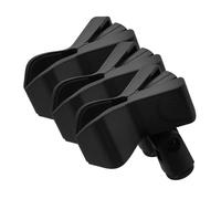 Zerodeko 3 pièces Pince Microphone à Ressort avec Adaptateur Clip Support Stable pour Micro Compatible Plusieurs Modèles Fixation Fiable pour Podcasters et Musiciens