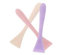 Zerodeko 3 pièces Pinceaux Silicone pour Masque Facial Applicateurs Précis pour Crèmes et Boue Outils Léger et Ergonomique pour Soin Peau