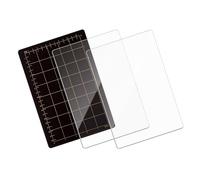 Zerodeko 3 Pièces Plaque de Découpe Magnétique Acrylique Format Carte