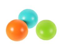 Zerodeko 3 pièces Set de Balles de Croquet Bois Naturel Jeu de Plein Air pour Familles Boules Pin de Nouvelle-zélande Colorées pour Pelouse et Jardin