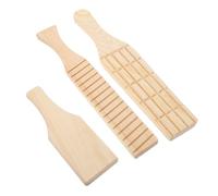 Zerodeko 3 Pièces Wooden Clay Paddle Set For Pottery Precision Sculpting And Shaping Tools For Ceramic Art Reusable Modeling Board And Professionals