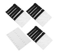 Zerodeko 30 Ensembles Small Plastic Bags for Jewelry and Medications with Date Sticker Reusable Self-Sealing Pill Pouches for Rings Earrings Supplements and Daily Storage